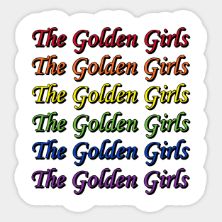 The Golden Girls Pride Sticker